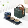 Juego de Té de Horno Ru Bolsa Cuadrada Pequeña Portátil para Viaje Juego de Té Kung Fu Regalo de Bienestar Empresarial para Empleados