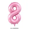 Globo Digital de Papel de Aluminio de 40 pulgadas Forma de Set de Cumpleaños Suministros de Decoración para Fiestas Globos con Números de Cumpleaños Venta al por Mayor