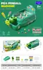 Máquina de Pinball Doble Educativa para Niños Batalla de Plantas Juguete de Expulsión Mesa de Disparos Juego de Mesa Regalo Interactivo Padre-Hijo