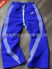 Diretamente do fabricante, calça de moletom de moda com cordão listrada, moderna e versátil, estilo ins, calça esportiva casual de rua solta