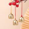 Sinos de Vento de Corda de Celebração de Natal Requintados Acessórios de Sino de Cobre DIY Metal Sinos de Vento de Natal Pequenos Ornamentos Fabricante Atacado