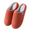 Chinelos de Algodão Femininos Inverno Antiderrapante Pelúcia Quente Chinelos de Confinamento Interno Casa Masculino Fofo Peludo Algodão Chinelos Inverno
