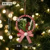 Decoraciones de Lazos Navideños Transfronterizos, Adornos Colgantes Navideños, Montaje de Atmósfera de Escena, Colgantes Decorativos, Venta al por Mayor