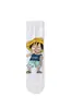 Venta al por mayor para hombre para mujer Sombrero de paja para cuatro estaciones Anime Popular Calcetines de moda Calcetines para hombre One Piece Tiktok Capitán Luffy Calcetines transfronterizos