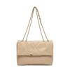 Bolso de Cadena Lingge para Mujer 2024 Nuevo Gran Capacidad PU Suave Casual Bolso Cuadrado Pequeño Simple Para Combinar con Todo Bolso de Viaje para Mujer