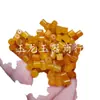Cuentas sueltas de jade optimizadas Cuentas sueltas de barril de jade Huanglong Cuarzo roca Jade 5 mm Pulsera luantong destacada Wenwan