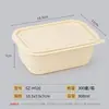 Saizhuo lonchera biodegradable lonchera desechable tazón de almidón de maíz caja para llevar lonchera con tapa