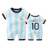 Ropa de verano para recién nacidos de 0 a 3 meses, mono deportivo Hakka para bebés, 6 piezas, fina, de manga corta, para recién nacidos.
