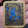 Promoção Quente Xizang Nepalesa Pintada à Mão Pura Thangka Oito Guardiões do Zodíaco Núcleo de Cartão 4*5