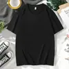Una generación de 180 gramos de algodón peinado camiseta de manga corta de talla grande mono se puede imprimir logotipo camisa publicitaria camiseta de media manga