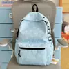 Mochila ins estilo japonés y coreano para chica, mochila linda de lunares, mochila escolar estilo fresco japonés para estudiante de secundaria para niñas