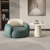 Mesa y sillas de negociación modernas de lujo ligero para sala de estar, balcón, dormitorio, salón de belleza, tienda de ropa, silla individual de cuero con diseño de garra de gato