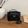 Bolso Bandolera de Hombro Nuevo de Moda Retro Elegante de Gran Capacidad con Bordado de Corazones para Mujer