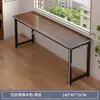 Escritorio de doble mesa larga utilización del espacio estudiante hogar dormitorio habitación de alquiler rectangular escritorio para computadora habitación estrecha