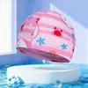 Gorro de Natación para Adultos, Gorro de Natación de Tela Unisex, Alta Elasticidad, Gorro de Natación Cómodo y Transpirable, Gorro de Natación de Tela Cómodo Que No Aprieta la Cabeza