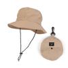[Stock Disponible] Sombrero de Pescador Plegable para Protección Solar al Aire Libre Almacenamiento Plegable Sombrero de Cuenca Logo Personalizado Sombrero de Pescador Repelente al Agua Venta al por Mayor
