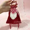 Bolsa de doces para casamento de alta qualidade, estilo novo, caixa de presente, caixa de doces especial para segurar na mão, bolsa de tecido, dobrável para casamentos