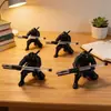 Novo Porta-Canetas Ninja Impresso em 3D Decoração de Mesa Ornamento, Suporte de Armazenamento de Papelaria Estilo Criativo Personalizado Ornamento