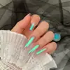 Nova Celebridade da Internet Aurora Nail Art Pó de Espelho Superfície de Espelho Luz Elétrica Roxo Deslumbrante Alto Brilho Galvanizado Glitter para Unhas Luar