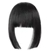 Peluca de Flequillo Cortado Princesa Estilo Antiguo para Mujer Flequillo Recto Natural Flequillo Falso Bidimensional Pieza de Peluca para Patillas