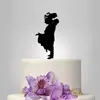 Cartão de Bolo de Casamento Personalizado Boneco Abraçando Casal Cartão de Bolo de Casamento Decorações Criativas para Bolo