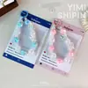 Lanyard de Cristal de Mariposa Fresca para Teléfono Colgante Llavero Adorno Accesorio de Bolsa Correa de Muñeca Pequeño Regalo