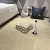 Tapetes de Chão de Cor Pura com Costura de Luxo Leve, Tapetes de Chão Resistentes a Manchas para Quarto ao Lado da Cama, Tapetes de Engatinhar para Bebês Domésticos de Cobertura Total Antiderrapantes e Resistentes ao Desgaste