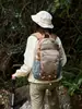 Mochila 23L Montanhismo ao Ar Livre Ciclismo Caminhada Leve Impermeável Durável Mochila Escolar Mochila Casual Feminina