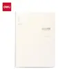 Caderno Deli com Encadernação Costurada Caderno Simples Lined de PP Caderno Inglês Espesso Caderno Transparente para Escrita Papelaria Atacado