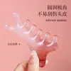 Peine Masajeador de Cabeza Rosa Girly Peine Masajeador de Cuero Cabelludo Cuatro en Uno para Desobstruir Meridianos, Raspador Facial, para Ojos y Nariz