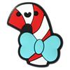 Hebilla de zapato con diseño de flor de Papá Noel para Navidad, de PVC, suave, sin pegamento, decorativa, desmontable, disponible para bricolaje.