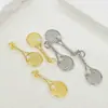 Série Estilo Esportivo Retrô Pequeno Pingente de Raquete de Tênis Pulseira Colar Brincos Pingente Acessórios para Joias DIY Material