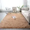 Alfombra Popular de Estilo Escandinavo para Sala de Estar, Alfombrilla para Mesa de Café en Casa, Alfombra de Piso de Pelo Largo para Dormitorio, Manta de Cama Linda Completa