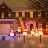 Lámpara LED solar de muñeco de nieve para exteriores, impermeable, para patio, paisaje, luces decorativas navideñas, 2022