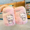 Manga Larga de Peluche Kuromi de Dibujos Animados para Niños, Cálida para Otoño e Invierno, Anti-Manchas y Resistente a las Manchas, Manga Corta de Escritura para Niña Pequeña