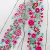 Encaje bordado vintage de estilo étnico nuevo de 7,5 cm de ancho para ropa hecha a mano DIY, dobladillo de falda Hanfu, accesorios y materiales para ropa de niños