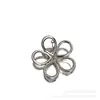 Clip de Flor Hueca Flor de Ciruelo Transfronterizo Mediano Metal Pinza de Tiburón Versátil Elegante Clip para la Parte Posterior de la Cabeza Pasador Pasador de Pelo