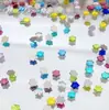 8*8mm Fundo Plano Flor de Gelo Celebridade da Internet Brilho Especial Formato Cristal de Vidro Nail Art Diamante Nail Art Joia Usável Unha Atacado