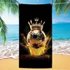 Toalha de Praia Modelo Novo 2026 da Copa do Mundo de Futebol dos Estados Unidos, Canadá e México, Toalha de Banho de Praia de Microfibra, Toalha Estampada de Secagem Rápida