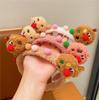 Diademas para el cabello de niñas pequeñas para otoño e invierno. Lindas diademas de felpa de dibujos animados para bebés para sujetar su cabello sin lastimarlo. Accesorios para el cabello de niñas