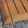 Piso de madera de ingeniería Smart Forest, apto para balcones exteriores, patios y jardines; piso de madera anticorrosivo con canto