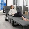 Cama Dobrável, Cama de Solteiro, Cadeira de Descanso para Escritório, Cama Portátil para Acompanhante Hospitalar, Cama de Campanha