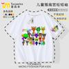 Nova Camiseta Musical Sprunki Rhythm Box Roupas de Manga Curta Infantil Algodão Verão Tops de Meia Manga para Meninos e Meninas