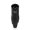 Cabeza de micrófono Fengxu kanong de primera línea, cabeza de tarjeta balanceada XLR macho y hembra, hembra. Enchufe de cabezal de tarjeta de equilibrio de tres núcleos para grifo de tarjeta macho
