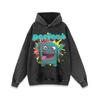 Suéter con estampado de dibujos animados divertidos de marca de moda callejera estadounidense para hombre, sudadera holgada informal que combina con todo y lavada