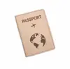 Portapasaporte de Negocios, Organizador de Documentos, Mismo Estilo que la Versión de Tienda, Portatarjetas de Viaje de Piel Sintética, Portaboleto, Estuche Portátil para Tarjetas de Viaje