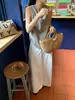 Pantalones Minimalistas de Pierna Ancha, Corte Holgado Tridimensional, Pantalones Versátiles, Casuales Nuevos Pantalones de Mujer Primavera/Verano 2026 1268 Cuatro Yuan