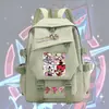 Hell Inn Alastor Demon de Transmisión Merchandising de Anime Mochila para Estudiantes Hombres y Mujeres, Bolso de Doble Hombro Estilo Anime