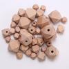 Fábrica atacado 10 ~ 30 mm faia contas octogonais faia contas hexagonais multilaterais molares de bebê acessórios de brinquedo