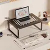 Soporte para monitor de computadora, organizador de escritorio, soporte para pantalla, base elevada, organizador de escritorio, estante de almacenamiento para estación de trabajo